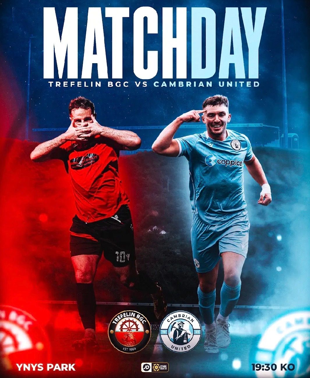 JD Cymru South Top Table Clash Trefelin Away