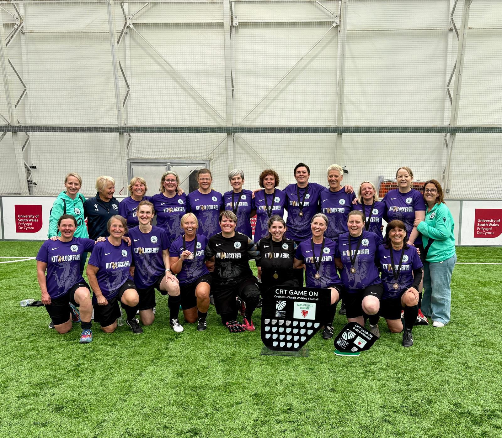 Cambrian United Hot Steppers Coalfield Classic Cup 2026 Women’s Winners.